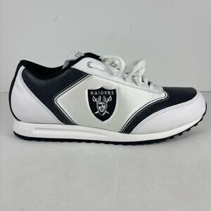 new Reebok vintage NFL White Passion Women's 9.5 US Oakland Raiders 2005 Rare